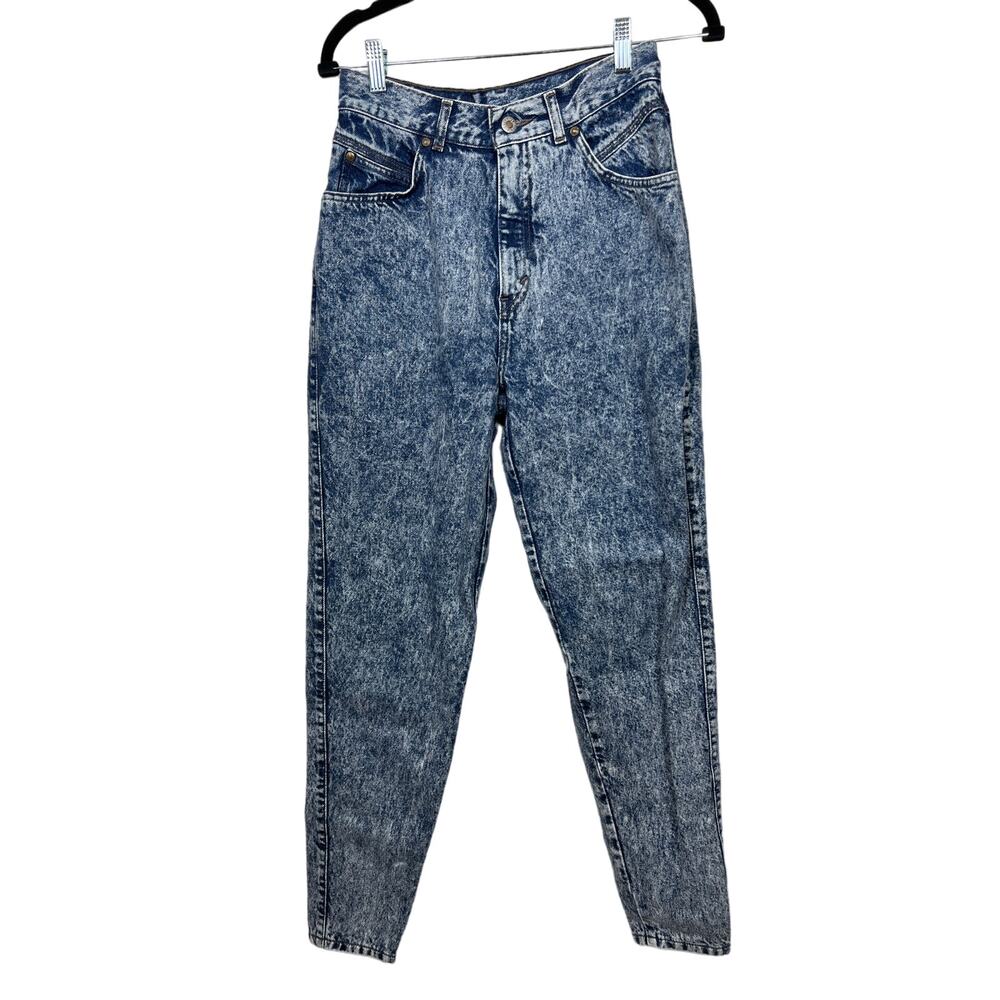 1980s Vintage Levi's 900 Series Acid Wash Jeans High Rise Zip Ankle Yoke VTG - Picture 4 of 10